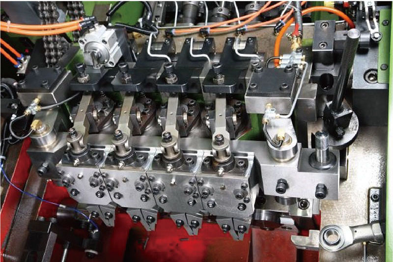 五模五冲冷镦机结构图